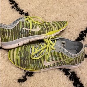 neon nike sneakers